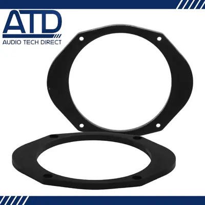 MDF Front Rear Door 165mm 6.5  Speaker Adaptors Rings For Ford Focus Mondeo Mk3 • £19.44