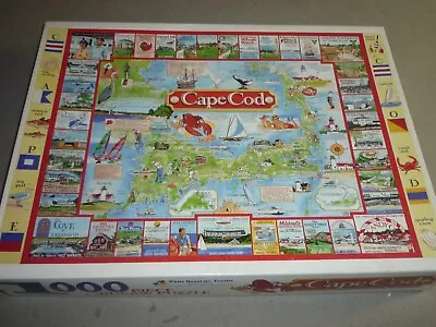 WHITE MOUNTAIN 1000 Pc Puzzle  CAPE COD  -  1996   VINTAGE RARE  EC • $24.99