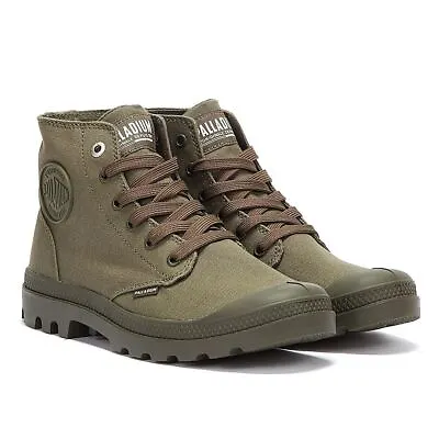 Palladium Pampa Hi Mono Chrome Green Boots • £72