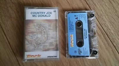 COUNTRY JOE McDONALD Import Cassette Album Mint Freepost UK Vietnam War Related • £2.49
