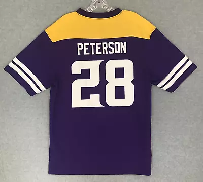 Majestic Minnesota Vikings Adrian Peterson Jersey Large #28 Purple NFC North • $21.88