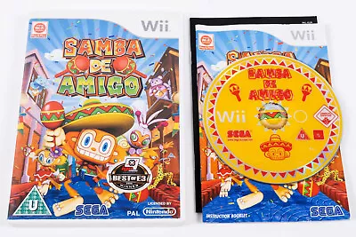 Samba De Amigo - Nintendo Wii Game Disc & Case PAL • £0.99