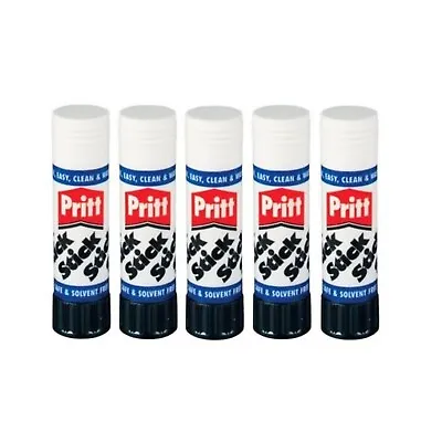 £4.65 • Buy 5x Pritt Stick Glue Stick Washable Non-Toxic For Office School Home Pack