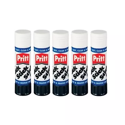 £4.65 • Buy 5x Pritt Stick Glue Stick Washable Non-Toxic For Office School Home Pack