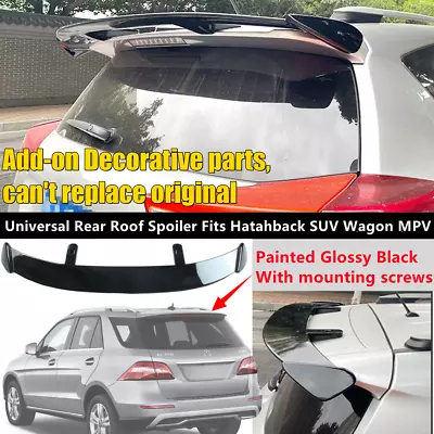 Universal Rear Trunk Roof Spoiler Black Fit For Mercedes ML Class W166 2012-2015 • $84.40