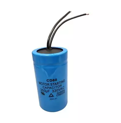 $21.30 • Buy CD60 Motor Starting Capacitor 300uF 330VAC 300MFD 300 UF MFD 300V AC VAC UL Cap