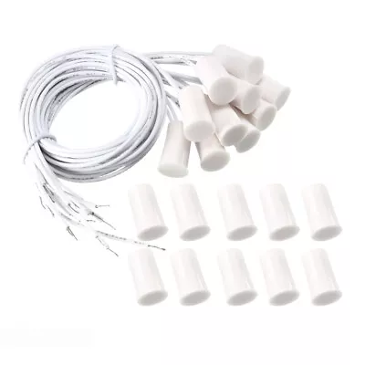 10Pack RC-33 NC Recessed Wired Door Contact Sensor Alarm Magnetic Reed Switch • $17.52