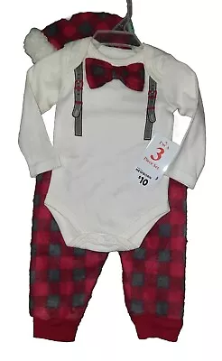 NWT Swiggles Baby Boy's 3 Pc Holiday Set 0/3M • $8.99