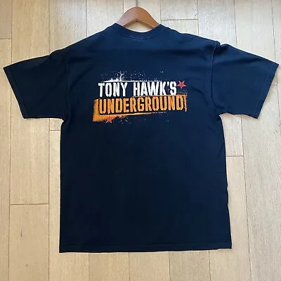 Vintage Y2K Tony Hawk’s Underground Shirt 2003 Video Game Skate Shirt Large THUG • $129.50