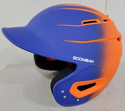 Boombah Baseball Softball Helmet Fade Sleek Navy Orange Youth Jr Junior Size • $36