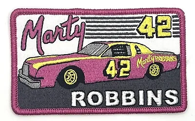 Marty Robbins Patch NASCAR Racing Vintage Retro Style Winston Cup Hat Music • $8