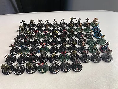Mage Knights And HeroClix Miniature Lot Of 67 MKR Wizkids RPG FLAWED FIGURE LOT • $34.99
