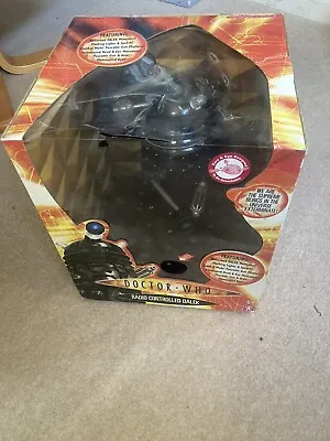 Doctor Who Character Options 12  Radio Controlled Black Dalek Sec 2004 • £85