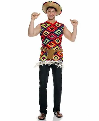Brand New Men's Authentic Mexican Tequila Costume Music Legs 76626 • $26.99