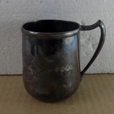 Wilcox Silver Plate Co.-vintage Engraved Cup-marked Wilcox Silver Plate Co.-1318 • $18.71