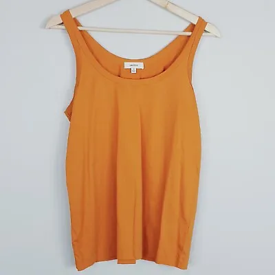 OROTON Womens Size M Or 12 Burnt Orange Sleeveless Tank Top • $65