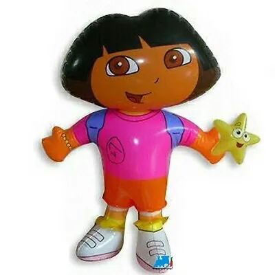 £5.99 • Buy 25cm Dora The Explorer BlowUp Inflatable Plastic Doll Figure Toy Party Decoratio