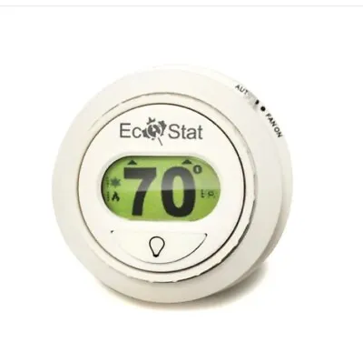 · Ecostat Digital Heat/cool Thermostat · 24V · Mercury Free · 5-1/2  Round Plate • $24.99