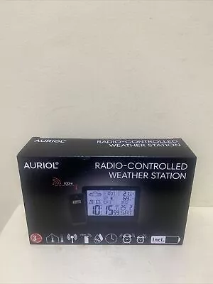 £24.99 • Buy Auriol Radio Controlled Weather Station  Black