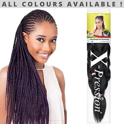 £2.99 • Buy X-Pression/Xpression Lagos Ultra Braid Pre-Stretched Braiding Hair Extensions