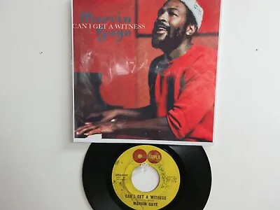 💥  ' Marvin Gaye ' Hit 45 +picture  [can I Get A Witness] 1963 !  💥 • $13.99