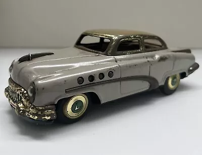 Vintage Buick San Marusan Toys Japan Friction Toy Car Rare Collectible 1950’s • $395