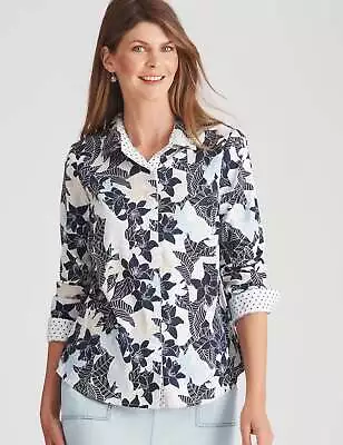 AU 8 - W LANE - Womens Tops -  Soft Print Shirt • $21.46