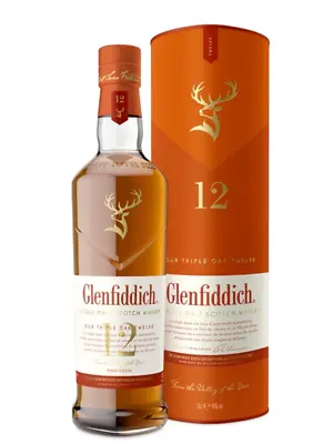 Glenfiddich 12 Year Old Triple Oak Single Malt Scotch Whisky 700mL • $112.99