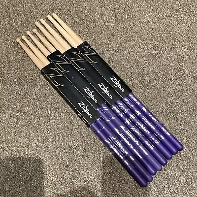 Zildjian Ringo Starr Purple Dip Sticks With 7A Also ! NICE! • $68.51