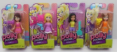 Lot Of 4: 2012 Polly Pocket 3.5  Doll With Accessory Polly Lea Lila Crissy • $26.96