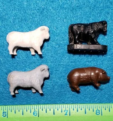 Vintage Lionel Animals - O Gauge - Black Cow Brown Pig Grey Sheep White Sheep • $5