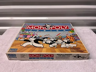 Monopoly Junior Board Game By Parker Brothers Ages 5 - 8 • $15