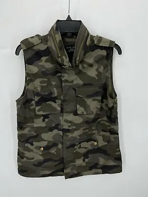 Love Tree Camo Vest Womens Medium Safari Utility Streetwear Pockets • $13.52