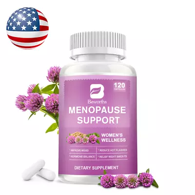Beworths Menopause Supplements For Women Health - Natural Hormone Balance Caps • $19.99
