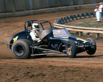 Pancho Carter 1975 #1 Sprint Car Racing On Track 8x10 Glossy Photo • $2.69