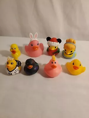 Cinderella  Rubber Ducky Dashboard  Duckies Lot Of 8 Ducks 1 Coolites Jeep • $10