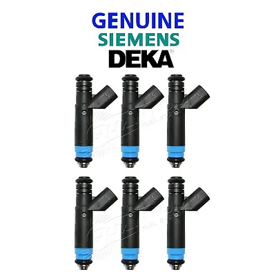 GENUINE SIEMENS DEKA 80LB 835CC FUEL INJECTORS EV6 USCAR FI11491 [Qty 6] • $284.98