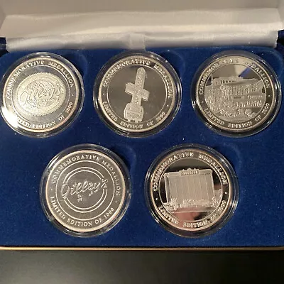 2004 Series Las Vegas New Frontier Medallion Set | 5 Commemorative Medallions • $24.99