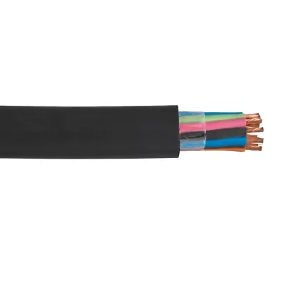 PER FOOT 18/7 SOOW Portable Power Cable Flexible CPE Jacket Black 600V • $1.25