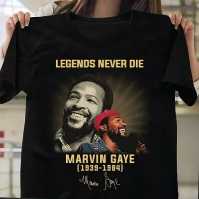 Marvin Gaye Legends NeverDie T-Shirt Soul Music Lovers Shirt Retro New • $9.99