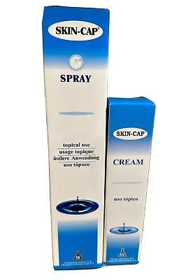 Skin Cap Spray 200ml + Cream 50 Ml Psoriasis Eczema Seborrhea Exp 2028 • $80