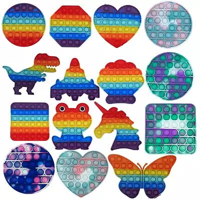 £4.62 • Buy Popping Fidget Toy Bubble Rainbow Mermaid Candy Floss Bubble Popper Squeeze Game