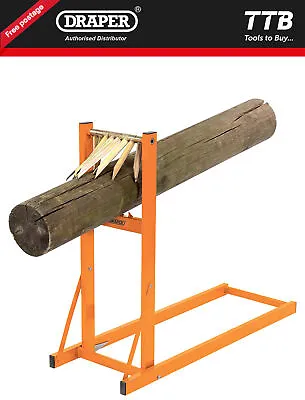 Draper Log Stand 150kg Ideal For Chainsaw Logging Splitting Saw Horse 32273 • £81