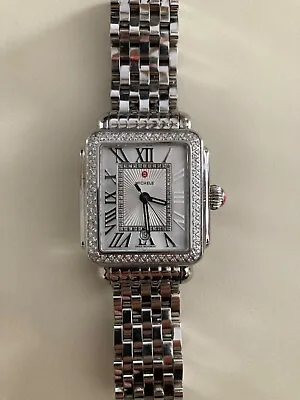 Michele Deco Diamond Luxury Womens Watch In Great Condition  • $1300