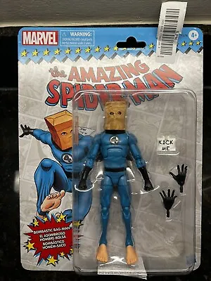 New Sealed Marvel Legends Bombastic Bag Man Amazing Spider-Man Retro Figure 6  • $27.95