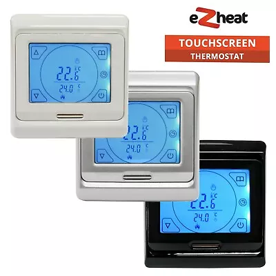 Digital Touchscreen Programmable Thermostats For Electric Underfloor Heating  • £37.99