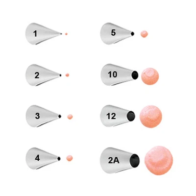 £3.99 • Buy Wilton Round Decorating Nozzle Icing Tips For Decorating Cup Cakes Sugarcraft
