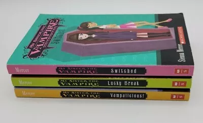 Lot 3 My Sister The Vampire: Series Sienna Mercer Girls Chapter Books J162 • $10.95