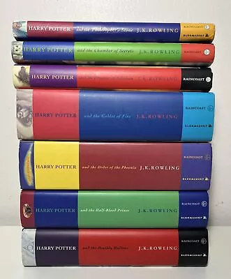 Harry Potter Hardcover Complete Set 7 Bloomsbury Raincoast First Editions • $125