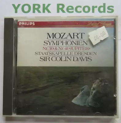 MOZART - Symphonies No 39 & 41 DAVIS Staatskapelle Dresden - Ex Con CD Philips • £7.99